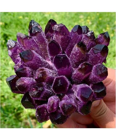 Crystal Rough Natural Crystal Rough Natural Violet Ghost Phantom Quartz Crystal Cluster Specimen (Size : 500-600g) - Buy Online on GoSupps.com