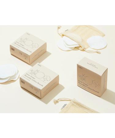 Purito Inner Greens Reusable Cotton Rounds 10 Vegan Pads with Power Bag | Multi-Purpose Korean Skincare Animal-Test-Free Cleaning Solution - Buy Online on GoSupps.com