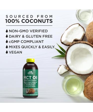 COUNTRY FARMS MCT Oil, Brain and Body Fuel from Coconuts*, Promotes Natural Energy, Keto and Paleo Friendly, Flavorless and Odorless, Non-GMO, 12 Fl Oz - Buy Online on GoSupps.com