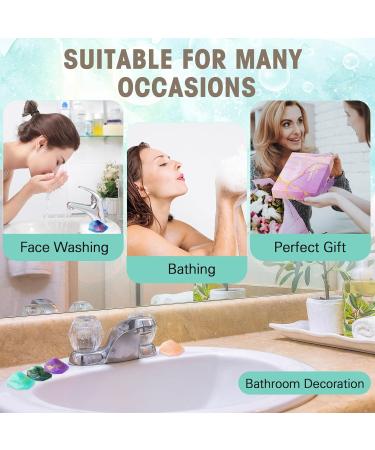 Buy Loopeer 12 Pieces Gemstone Soap - Organic Fragrance Soap Bars for Bath & Body | Perfect Gift for Men & Women Birthday & Christmas - Buy Online on GoSupps.com