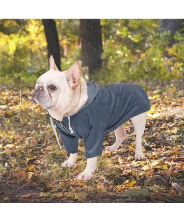 Minezi Hundred Coat - Reflective Buttons Wind & Rainproof Adjustable Hood - Blue M (Breast Size: 49-58cm) - International Shipping - Buy Online on GoSupps.com
