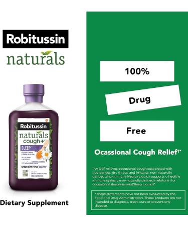 Children's Robitussin Naturals Cough + Sleep Supplement - 6.6 Oz Syrup - Buy Online on GoSupps.com