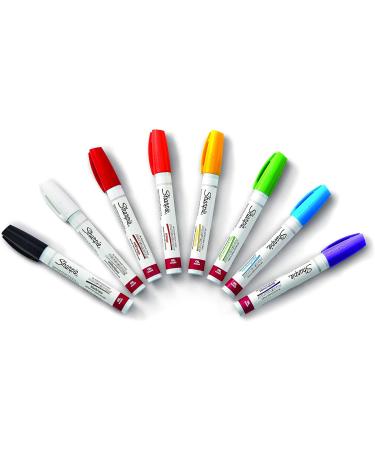 Sharpie Oil-Based Paint Markers Medium Point Assorted Colors 8 Count - Ideal for Rock Painting - Buy Online on GoSupps.com