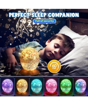 Dinosaur Egg Night Light Projector for Boys 1-10 Years | Sensory Toys for Autism | Gifts for 2-7 Year Old Boys - Buy Online on GoSupps.com