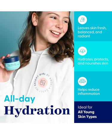 Day+Bright Facial Moisturizer for Teen & Tween Girls 50mL | Non-Greasy Daily Hydration | pH-Balanced Formula with Chamomile Turmeric Ashwagandha Squalane. - Buy Online on GoSupps.com