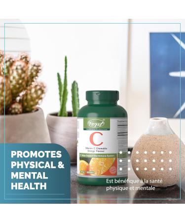 VORST Vitamin C 500mg 200 Chewable Tablets | Supplement for General Health the Immune System Fatigue & Mental Health | Tangy Citrus Orange Flavor | Pills For Adults of All Ages | 1 Bottle 200 count (Pack of 1) - Buy Online on GoSupps.com