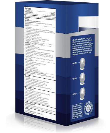 Men's Rogaine 5% Minoxidil Foam for Hair Loss - 3-Month Supply (Pack of 3) - Buy Online on GoSupps.com