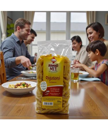  Schmid's No 1 Schmid's No.1 Rigatoni Premium quality pasta with a perfect bite and maximum sauce absorption full of flavor for real moments of pleasure (500g) - Buy Online on GoSupps.com