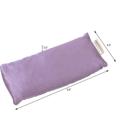 Inner Peace Eye Pillow - Lavender Aromatherapy Relaxation Mask for Yoga, Meditation, and Sleep - Velvet Lavender - 1 Pack - Buy Online on GoSupps.com