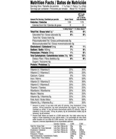 Kellogg's Rice Krispies Breakfast Cereal 18 oz - Fat-Free Toasted Rice Cereal - Buy Online on GoSupps.com