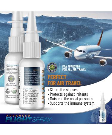 Flight Spray Advanced Nasal Nose Spray - Hydration & Air Humidifier - 1oz Bottle (Pack of 1) - Buy Online on GoSupps.com
