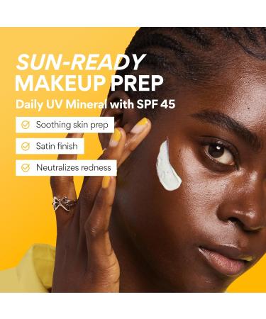 innisfree Daily Mineral UV Defense SPF 45 Face Sunscreen with Green Tint Hyaluronic Acid Korean Skincare Color Correcting Formula - Buy Online on GoSupps.com