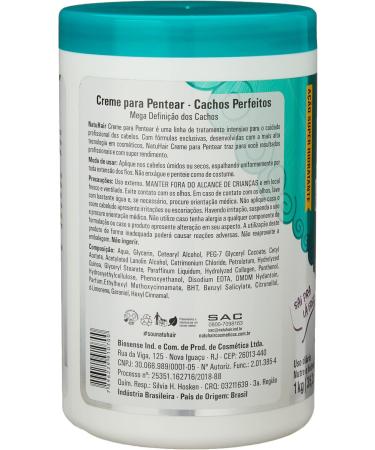 Perfect Locken Natu Hair - 1 kg Natu Hair Creme para Pentear Cachos Perfeitos NATU HAIR 1 kg - Buy Online on GoSupps.com