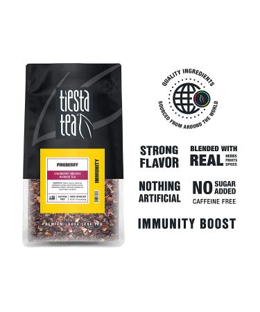 Tiesta Tea Fireberry - Premium Caffeine-Free Loose Leaf Tea, 16 oz - Buy Online on GoSupps.com