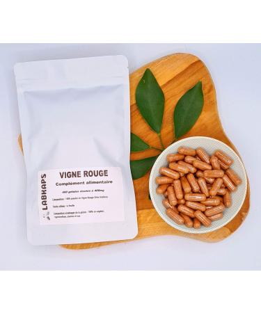 RED VINE 400 capsules with a dosage of 400 mg 100% vegetable envelope - food supplement