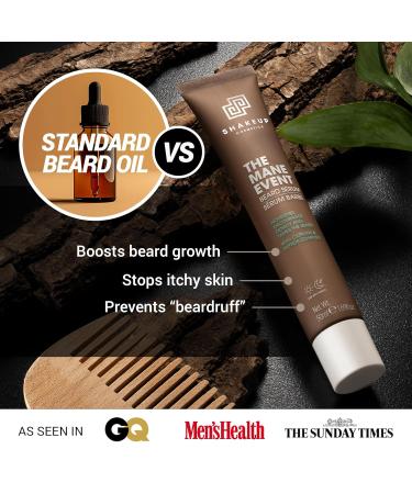 Shakeup Beard Serum & Oil - Thicker Fuller Beard Tackles Dry Skin Promotes Healthy Growth Anti-Itch 50ml - Buy Online on GoSupps.com