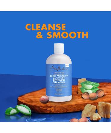 SheaMoisture High Porosity Moisture Replenish Shampoo - Sulfate-Free for Curly & Coily Hair | 13 oz - International Shipping Available - Buy Online on GoSupps.com