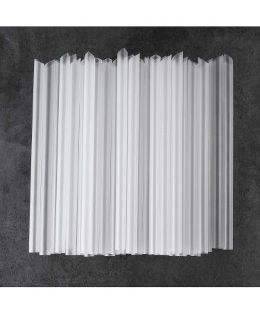 ALINK 100 PCS Clear Plastic Boba Straws - 1/2 Wide X 8 1/2 Long - Disposable for Bubble Tea, Shakes, Popping Pearls - Buy Online on GoSupps.com