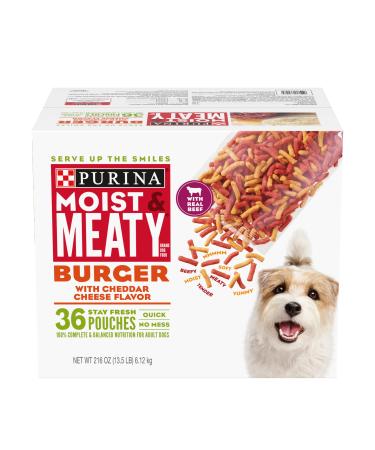 Purina Moist & Meaty Cheese 36 Count (Pack of 1)