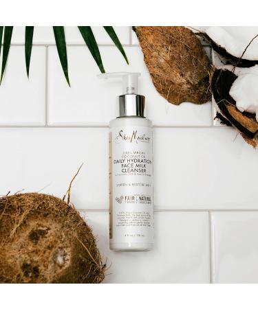 SheaMoisture Daily Hydration Face Milk Cleanser - 4 Fl Oz (Pack of 2) | Buy Internationally Natural Skincare - Buy Online on GoSupps.com