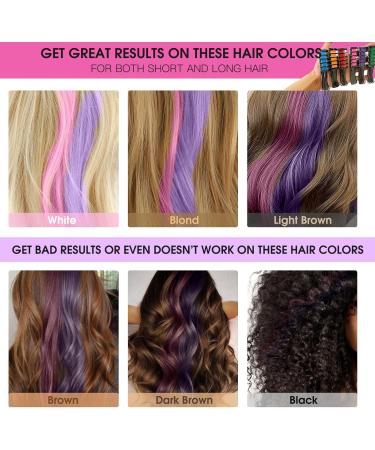 8 Colors Hair Chalk for Kids MSDADA Temporary Hair Color Dye for Kids Gifts for Girls Age 6 7 8-12+ Colour Hairspray for Kids Birthday St. Patrick's Day Children's Day Crazy Hair Day(Multicolored A) - Buy Online on GoSupps.com