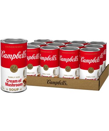 Campbell's Condensed Family Size Cream of Mushroom Soup, 22.6 oz.