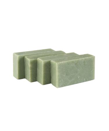Eucalyptus Spearmint Soap Bar (SET of 4) - Handmade Soap Bar with Refreshing Mint Eucalyptus and Essential Oils- Organic and All-Natural by Falls River Soap Company