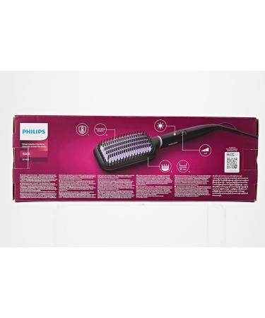 Philips StyleCare Heated Brush BHH880/00 - Smoothing Hair Styling Device 170 C & 200 C PTC Black & Pink Ideal for International Shipping - Buy Online on GoSupps.com