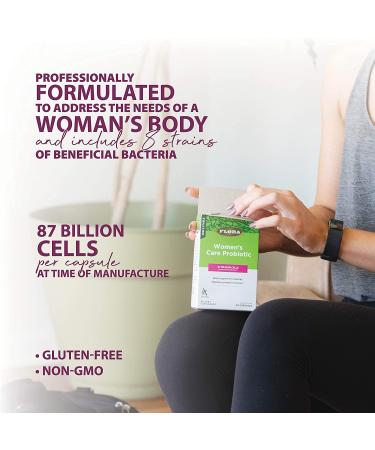 Flora Women's Care Probiotic - 87 Billion CFU, Shelf-Stable, 30 Veg Capsules - Buy Online on GoSupps.com