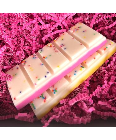 Happy Birthday Wax Melt Bars Set - 10 Highly Scented Colorful Soy Wax Bars | Ceramic Tealight Warmer Included - Perfect for Every Celebration - Buy Online on GoSupps.com