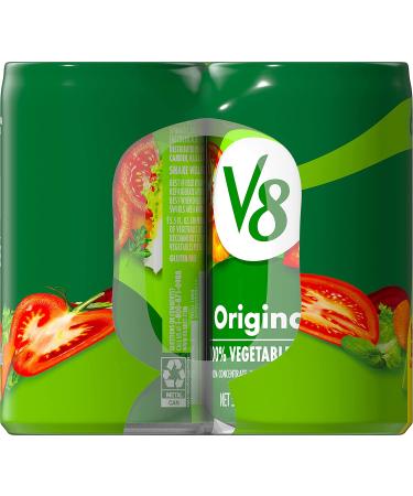 V8 Original 100% Vegetable Juice 5.5 FL OZ Can (8 Packs of 6 Cans) - Tomato-based Vegetable Blend - Buy Online on GoSupps.com