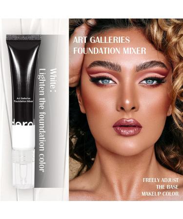  Prreal Liquid foundation pigment blending foundation for customized shade sweat-resistant long-lasting Silky Smooth Liquid light and easy to blend with foundation 0.68 oz (white) - Buy Online on GoSupps.com
