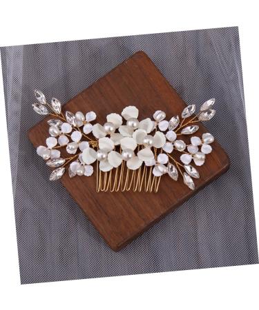 FRCOLOR Hair Accessories Pearl Hair Pin Hairpin Wedding Hair Comb Women Headdress Hair Clips Bride Headpieces for Wedding Barrettes for Hair Pearl Headpiece Hair Comb Clip - Buy Online on GoSupps.com