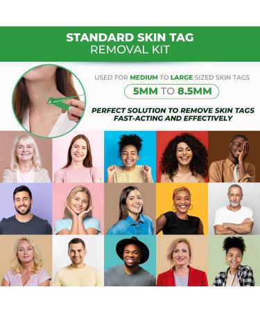 Standard Skin Tag Tool Premier Quality Skin Tag Tool Kit Fast and Easy Get Rid of Skin Tags Painless Skin Tag Tool Kit for Medium (5mm) to Large (8.5mm) Skin Tags - Safe for Most Parts - Buy Online on GoSupps.com