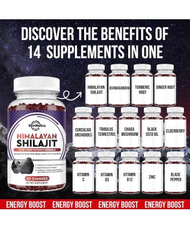 ReviNutra Iron Gummies Supplement for Adults & Kids | Shilajit Himalayan Gummies | Bundle - Buy Online on GoSupps.com