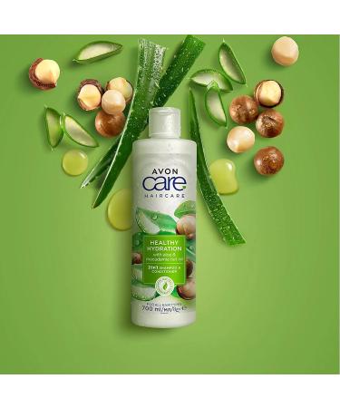 Avon Care Healthy Hydration 2-in-1 Shampoo & Conditioner with Aloe Vera & Macadamia Nut Oil - 1 Bottle - Buy Online on GoSupps.com