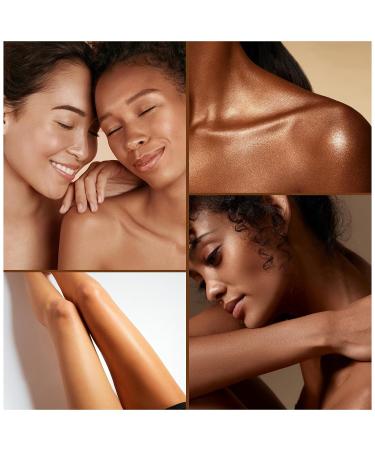 Quick Self Tanning Lotion-Natural Glow Self Tanner Lotion for Face & Body | Hydrating Tanning Lotion with Shea Butter & Plant Extracts | Vegan-Friendly Streak-Free Formula-DHA contene 10% 21 - Buy Online on GoSupps.com