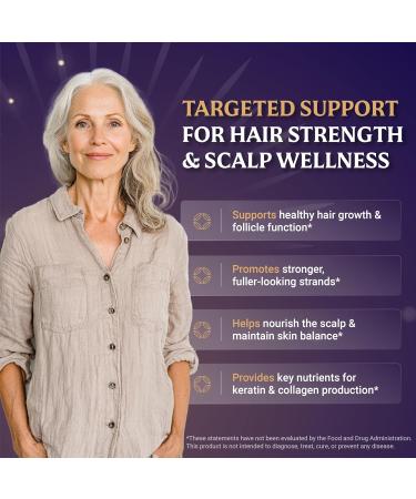 EVERFAITH Hair Formula Plus - Hair Growth Vitamins - Biotin for Hair Growth for Women & Men - with Keratin Collagen Saw Palmetto Horsetail Zinc Ashwagandha L-Lysine Iron & More - 60 Capsules - Buy Online on GoSupps.com