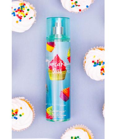 Body Mist for Women Long-Lasting Body Spray Refreshing Scented Perfume Fragrance 8 Fl Oz Cupcake Bliss - Buy Online on GoSupps.com
