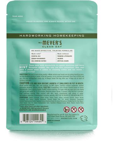 Mrs. Meyer's Automatic Dishwasher Pods - Basil Scent, 60 Count (Pack of 3) | Eco-Friendly Cleaning - Buy Online on GoSupps.com