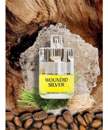 WOUNDID SILVER EAU DE PARFUM POUR HOMME 3.4 FL. OZ Woody Spicy fragrance for men - Buy Online on GoSupps.com