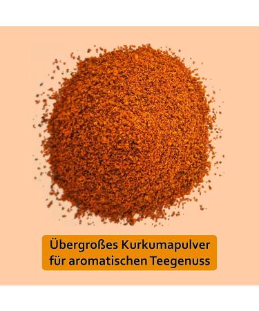 Organic Turmeric Tea 1kg - Rich Curcumin & Aromatic Flavor | Perfect for Golden Milk & Peppermint Tea - Premium Quality Controlled & Checked - Buy Online on GoSupps.com