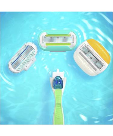 Gillette Venus Extra Smooth Women's Razor Blade Refills - Pack of 6 with 3 Curve-Hugging Blades - Buy Online on GoSupps.com
