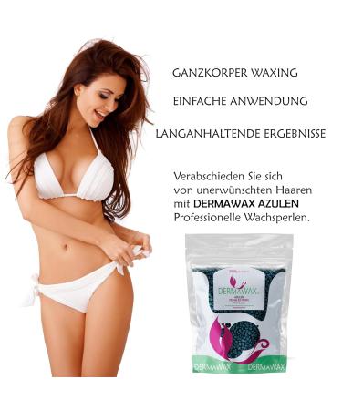 Dermawax 2 KG Azulen Waxing Pearl Wax - Gentle Hair Removal for All Skin Types No Strips Needed | Full Body Depilation - Buy Online on GoSupps.com