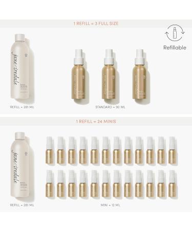 jane iredale Balance Hydration Spray Natural Moisture-Locking Facial Mist Tones Skin and Sets Makeup for a Natural Finish Vegan Gluten-Free Balance Hydration Spray Mini 0.4 Fl Oz - Buy Online on GoSupps.com