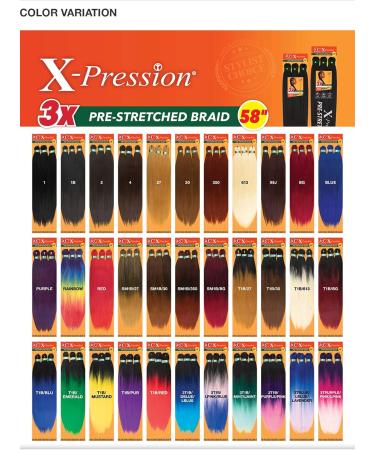 Sensationnel 6X X-Pression Pre-Stretched Braid 58 in (4) - Buy Online on GoSupps.com