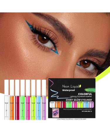 Liquid Eyeliner Pen Portable 5ml Eyeliner Pen Fluorescent for Daily Use School Home Outdoor Travel Travel Professional Halloween Christmas - Buy Online on GoSupps.com