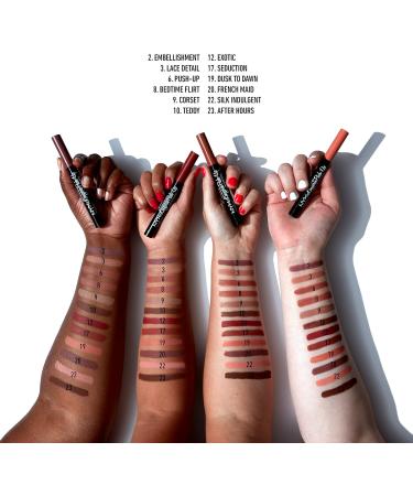 NYX Professional Makeup - Lip Lingerie Push Up Long Lasting Lipstick - Silk Indulgent Silk Indulgent 1 Count (Pack of 1) - Buy Online on GoSupps.com