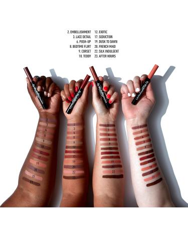 NYX Lip Lingerie Push-Up Plumping Lipstick - Teddy (Warm Rich Brown) - Buy Online on GoSupps.com