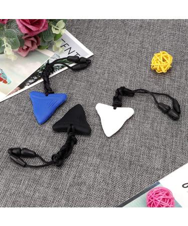 Buy 3-Piece Silicone Baby Bite Ring Necklace | Toddler Oral Sensory Care | Black White & Blue - Buy Online on GoSupps.com